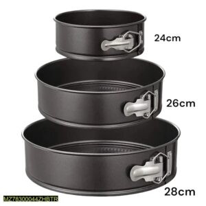 3 Pcs Non Stick Cake Pan Set-2