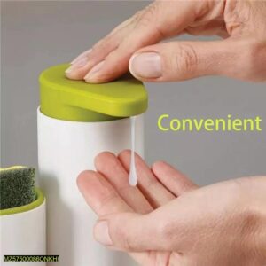 Soap Dispenser with Brush Holder-3