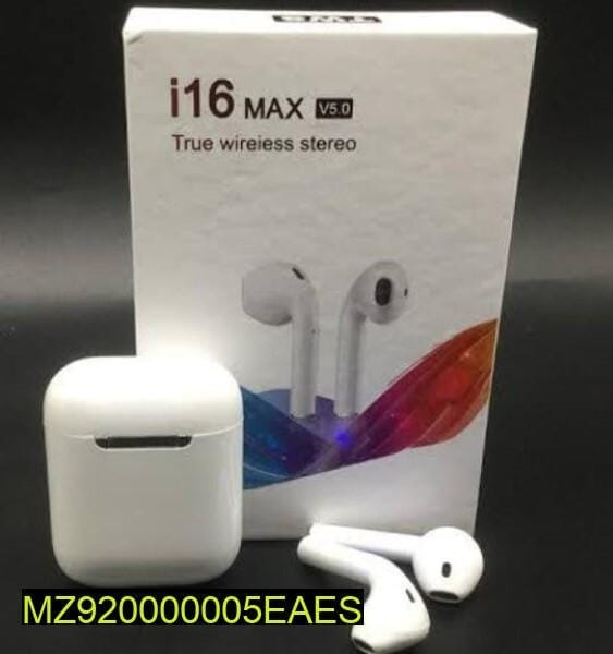 i16 MAX Airpods White