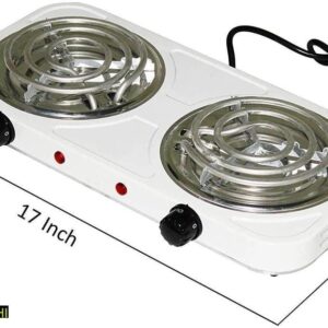 2 Electric Double Stove Burner