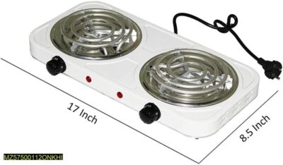 2 Electric Double Stove Burner