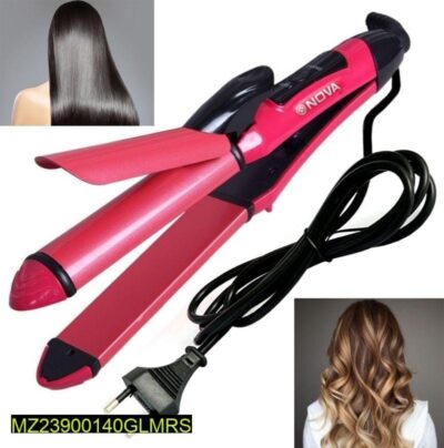 2 In 1 Hair Straightener And Curler