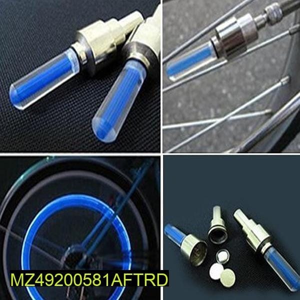 2 Pcs Bike Car Tire LED Light