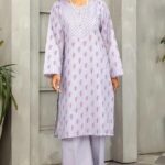 2 Pcs Women's Unstitched Masuri Printed Suit TZK-58