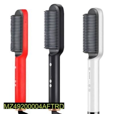 Ceramic Hair Straightener Comb Brush