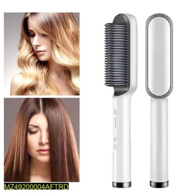 Ceramic Hair Straightener Comb Brush