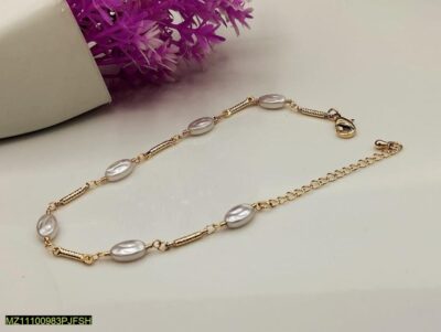 Elegant Bead Charm Anklet