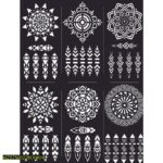 Mehndi Sticker Six Design Sheet