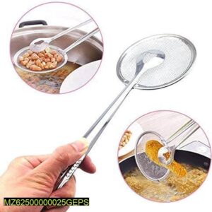 Multi-functional 2 in 1 Fry Tool Filter Spoon Strainer With Clip