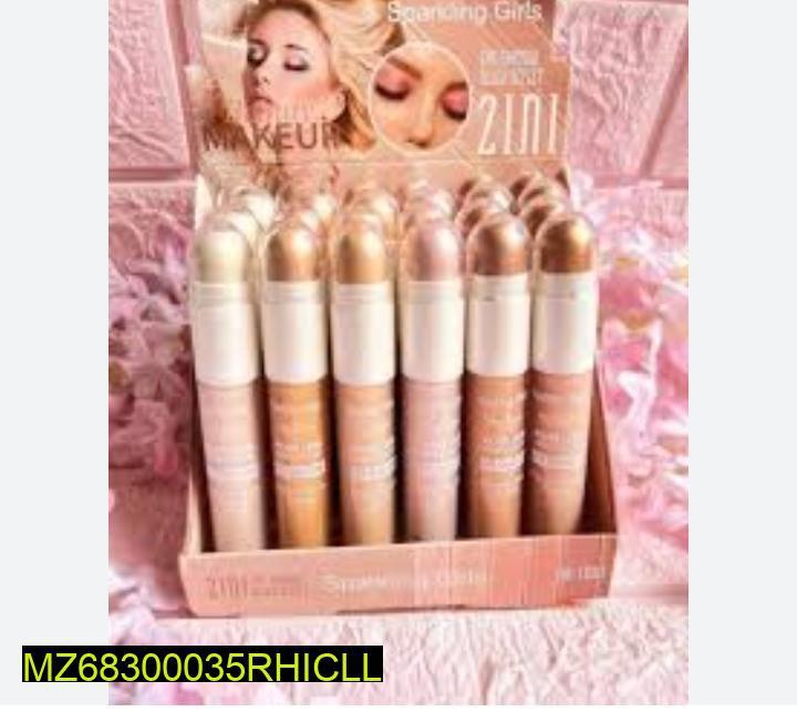 2 In 1 High Pigmented Liquid Highlighter Concealer,