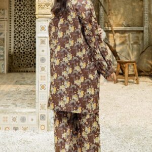 2 Pcs Safwa Women's Unstitched Cambric Printed Suit OR-45