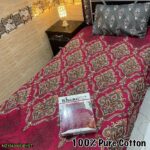 4 Pcs Cotton Printed Single Bedsheet