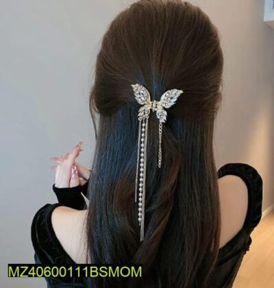 Beautiful Rhinestone Butterfly Hair Claw