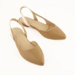 D'Toes Sling Back Beige