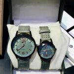 Couple's Casual Analogue Watch With Box