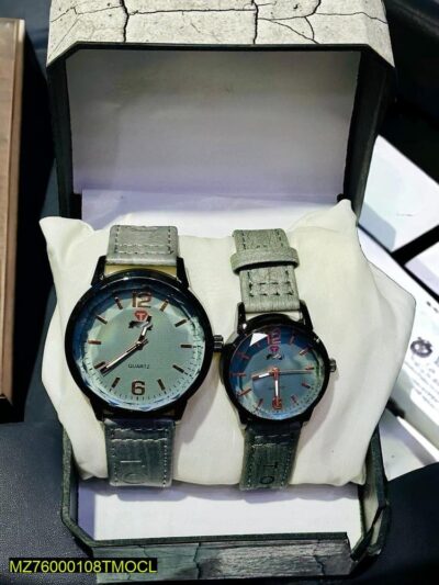 Couple's Casual Analogue Watch With Box