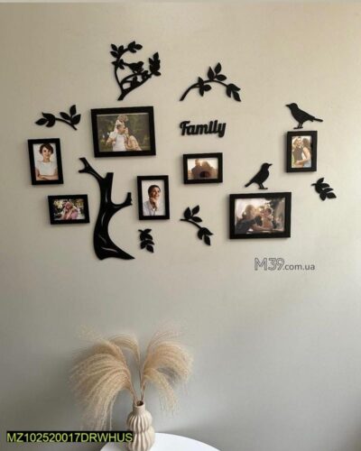 Family Tree With Frames For Home Decor