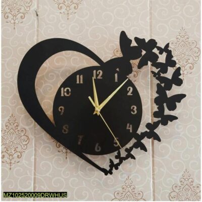 Heart Design Wall Clock