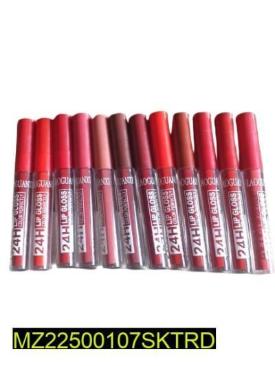 Matte Lip Gloss, Pack Of 12