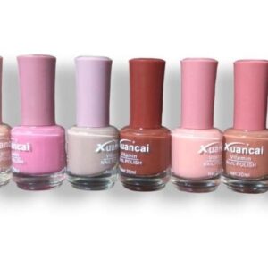 Matte Peel Off Nail Polish, Pack Of 6