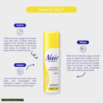 Nair Hair Removal Spray ,Lemon