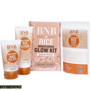 Rice Brightening Glow Facial Kit, 3 in 1