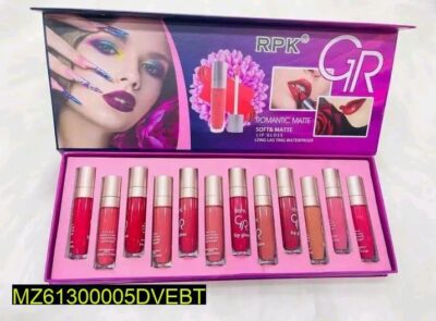 Velvet Matte Lip Gloss, Pack Of 12