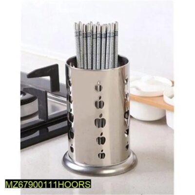 1 Pc Chopsticks Stainless Steel Storage Tube