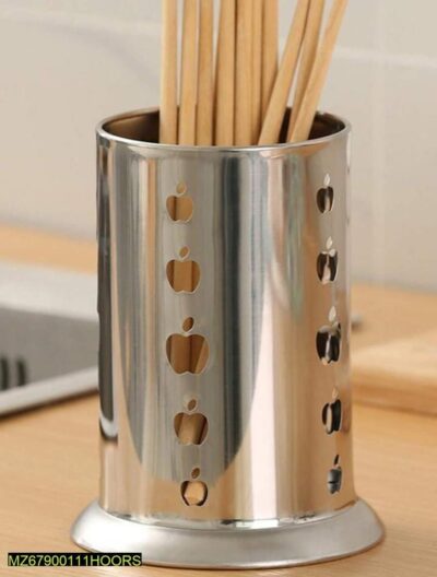 1 Pc Chopsticks Stainless Steel Storage Tube