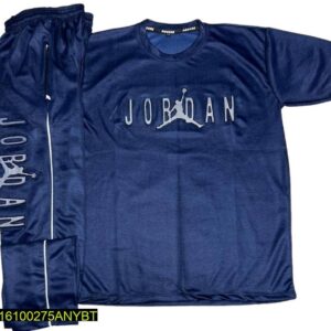 2 Pcs Men's Stitched Cotton Jersey Graphic Sublimation Track Suit