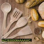 4 Pcs Wooden Spatula Wooden Spoon Set