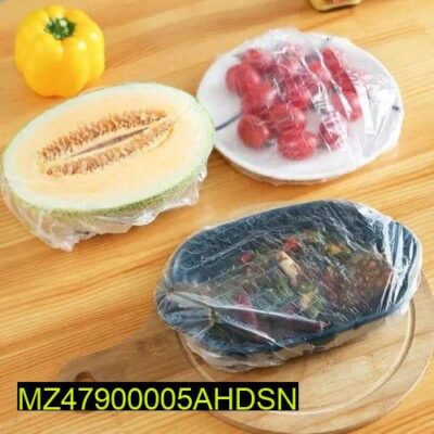 50 Pcs Disposable Reusable Elastic Food Wrap