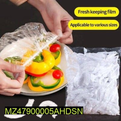 50 Pcs Disposable Reusable Elastic Food Wrap