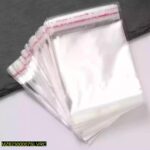 50 Pcs Transparent Plastic Poly Bags, (18 X 26 Inch)