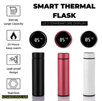 500ML Smart Thermos Water Bottle