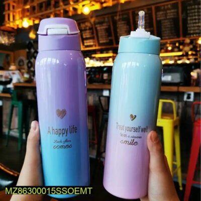 Portable Rope Thermos Water Bottle Coffee Mug Travel