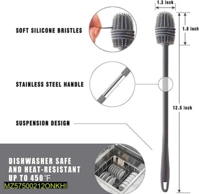 Silicone Bottle Cleaning Brush