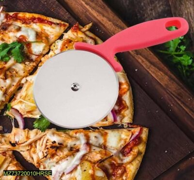 Stainless Steel Pizza Cutter With 2PC Kabab Maker