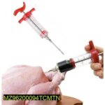 Techmanistan-Stainless Steel BBQ Meat Marinade Flavor Seasoning Injector Needle