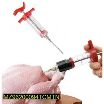 Techmanistan-Stainless Steel BBQ Meat Marinade Flavor Seasoning Injector Needle