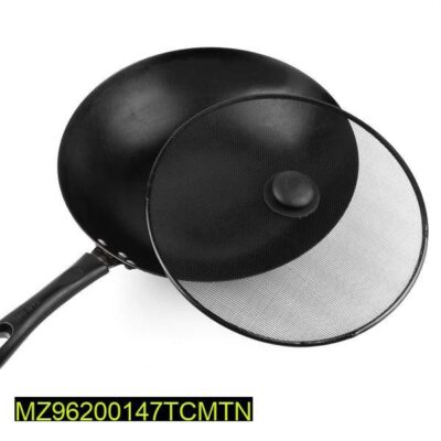 Techmanistan-Steel Mesh Splatter Screen Frying Pan Covers