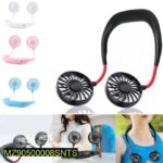 Wearable Sports Portable Rechargeable Fan