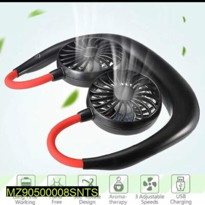 Wearable Sports Portable Rechargeable Fan