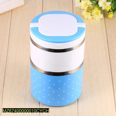 1 Pc 2 Layered Lunch Box