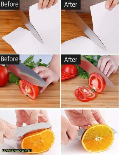 3 In 1 Knife Sharpener -Pack of 2