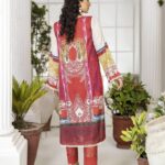 3 Pcs Safwa Women Lawn Embroidered Unstitched Suit SCE-02