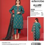 3 Pcs Women's Unstitched Lawn Printed Suit