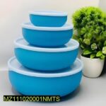 4 Pcs Bowl Set with Lids