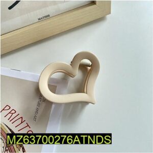 Beautiful Heart Shape Hair Catcher, Code - 655