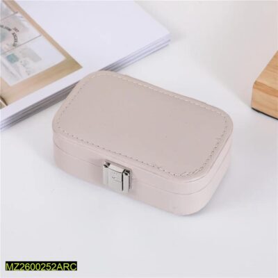 Double Layer PU Leather Jewelry Box for Travel